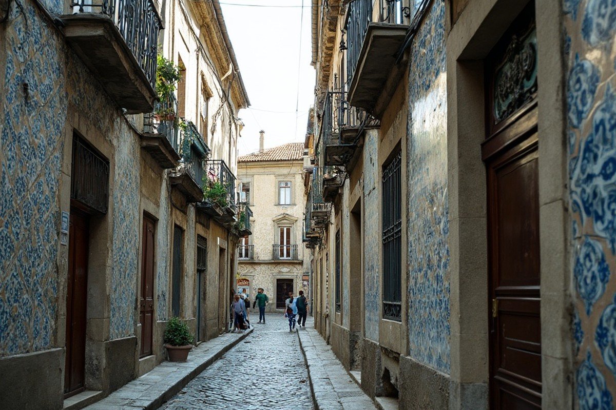Azulejos landscape, Portugal