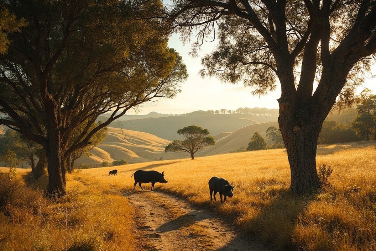 Portuguese Cork landscape, Portugal